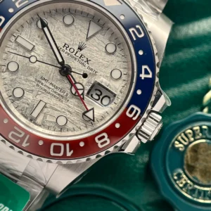 Replica Rolex GMT-Master II Meteorite Dial 126719BLRO “Superman”