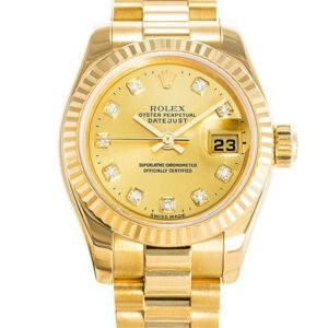 Replica Rolex Datejust Gold Dial 179178 26 mm