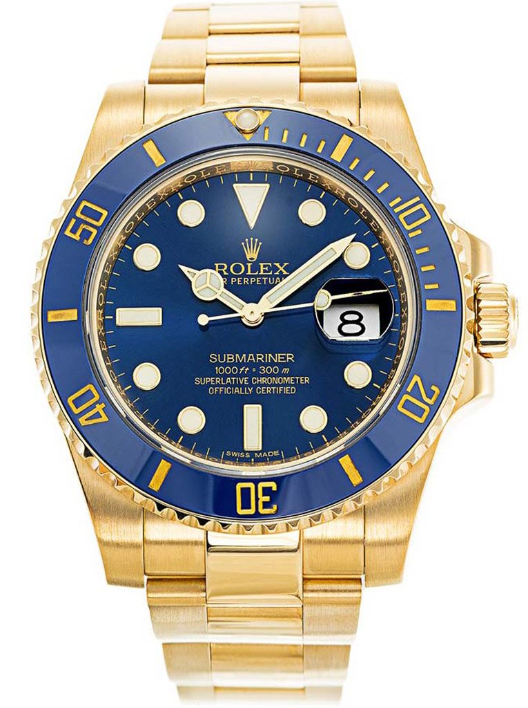 Superclone Rolex Submariner Blue Dial 116618LB