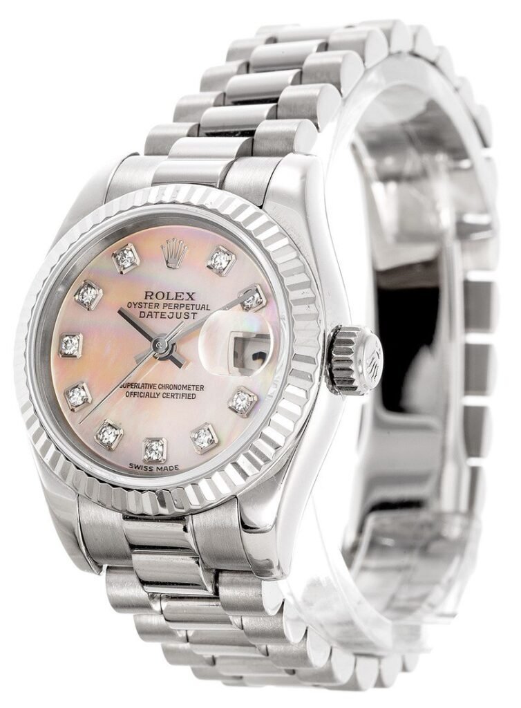 Replica Rolex Datejust Mother of Pearl Dial 179179 26 mm Bezel & Crystal