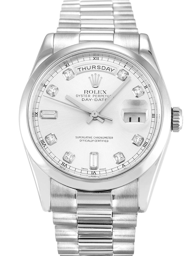 Replica Rolex Day-Date Silver Dial 118209 36 mm