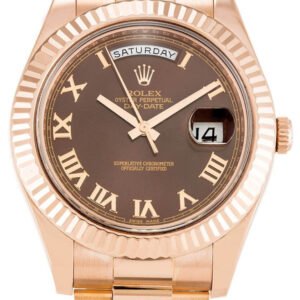 Replica Rolex Day-Date II Chocolate Dial 218235 40 mm