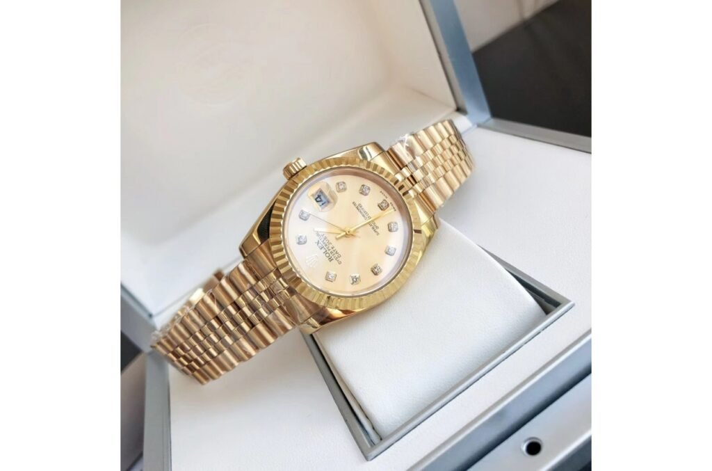 Replica Rolex Datejust RG/RG Jub Gold/Dial 36/28 mm Case Back