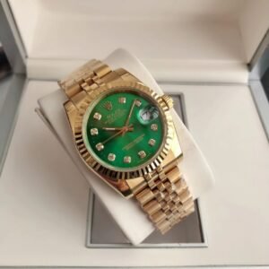 Replica Rolex Datejust RG/RG Jub Green/Dial 36/28 mm