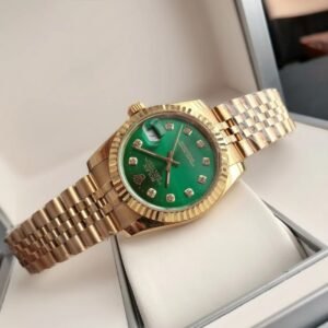 Replica Rolex Datejust RG/RG Jub Green/Dial 36/28 mm