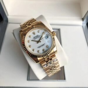 Replica Rolex Datejust RG/RG Jub White/Dial 36/28 mm
