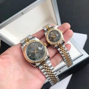 Replica Rolex Datejust RG/SS Jub Grey/Rmn 36/28 mm