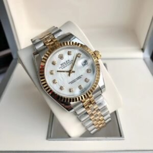 Replica Rolex Datejust RG/SS Jub White/Dial 36/28 mm
