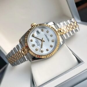 Replica Rolex Datejust RG/SS Jub White/Dial 36/28 mm