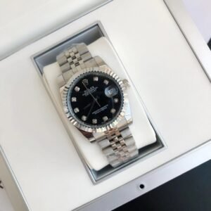 Replica Rolex Datejust SS/SS Jub Black/Dial 36/28 mm