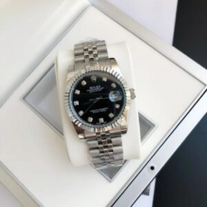 Replica Rolex Datejust SS/SS Jub Black/Dial 36/28 mm