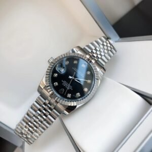 Replica Rolex Datejust SS/SS Jub Black/Dial 36/28 mm