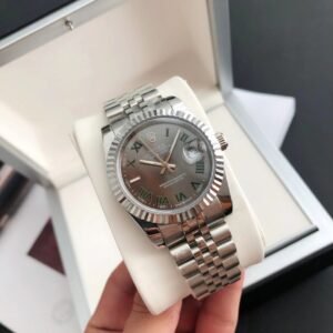 Replica Rolex Datejust SS/SS Jub Grey/Rmn 36/28 mm