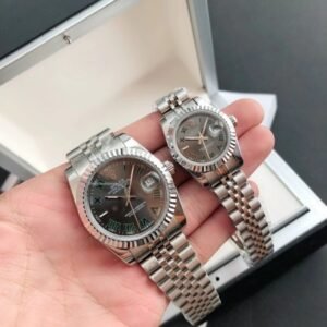 Replica Rolex Datejust SS/SS Jub Grey/Rmn 36/28 mm