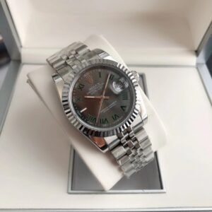 Replica Rolex Datejust SS/SS Jub Grey/Rmn 36/28 mm
