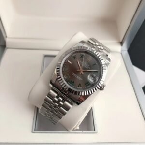 Replica Rolex Datejust SS/SS Jub Grey/Rmn 36/28 mm