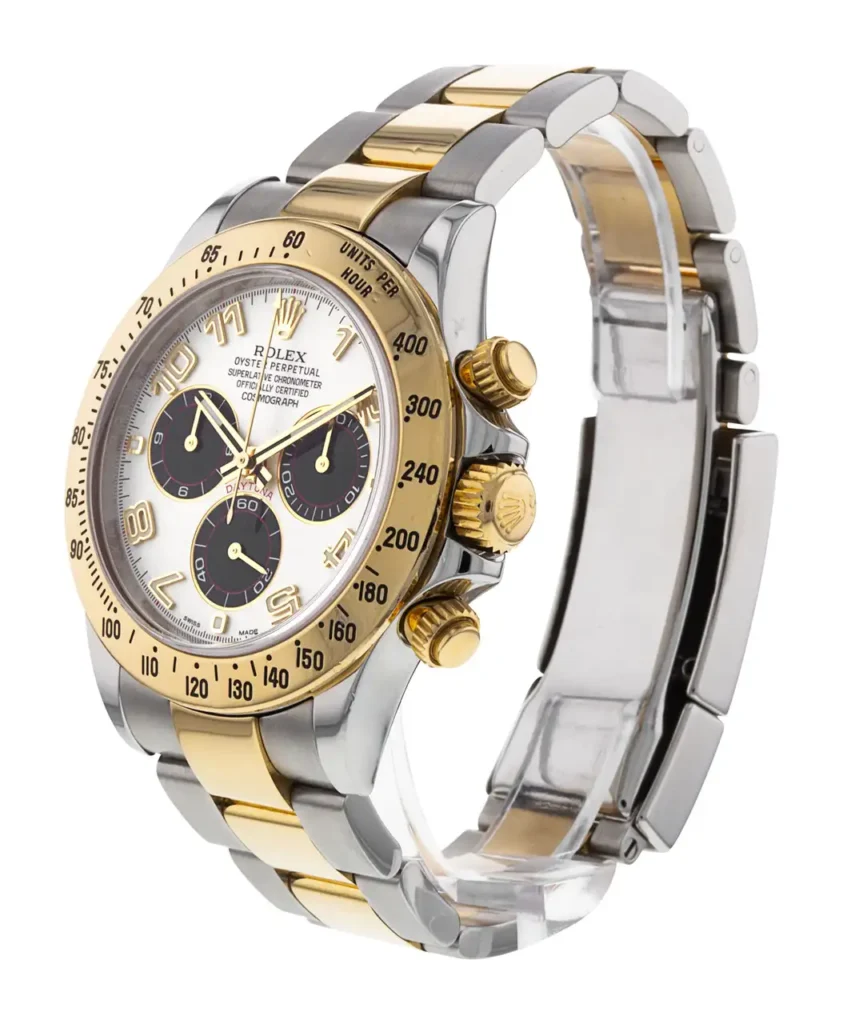 Replica Rolex Daytona White Dial 116523/2 Bezel & Crystal