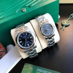Replica Rolex Oyster Perpetual SS/SS Blue/Stk 31/41 mm