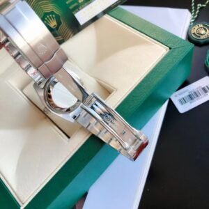 Replica Rolex Oyster Perpetual SS/SS Green/Stk 31/41 mm