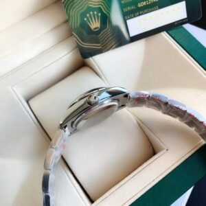 Replica Rolex Oyster Perpetual SS/SS Green/Stk 31/41 mm
