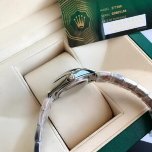 Replica Rolex Oyster Perpetual SS/SS Red/Stk 31/41 mm