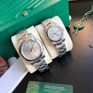 Replica Rolex Oyster Perpetual SS/SS Sliver/Stk 31/41 mm