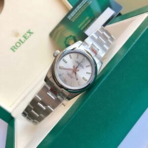 Replica Rolex Oyster Perpetual SS/SS Sliver/Stk 31/41 mm