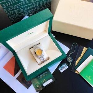 Replica Rolex Oyster Perpetual SS/SS Yellow/Stk 31/41 mm