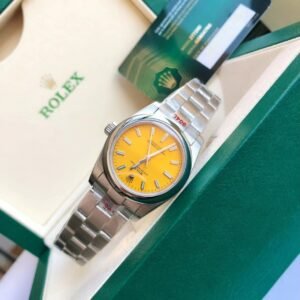 Replica Rolex Oyster Perpetual SS/SS Yellow/Stk 31/41 mm