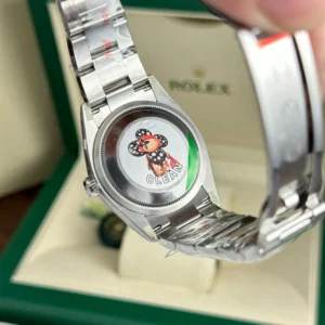 Replica Rolex Oyster Perpetual Lady Coral Red Dial 126000 36 mm