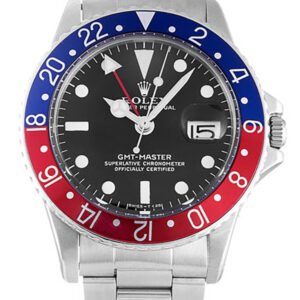 Replica Rolex GMT-Master Black Dial 16710 “Pepsi”