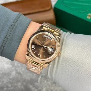 Replica Rolex Day-Date II Chocolate Dial 218235 40 mm