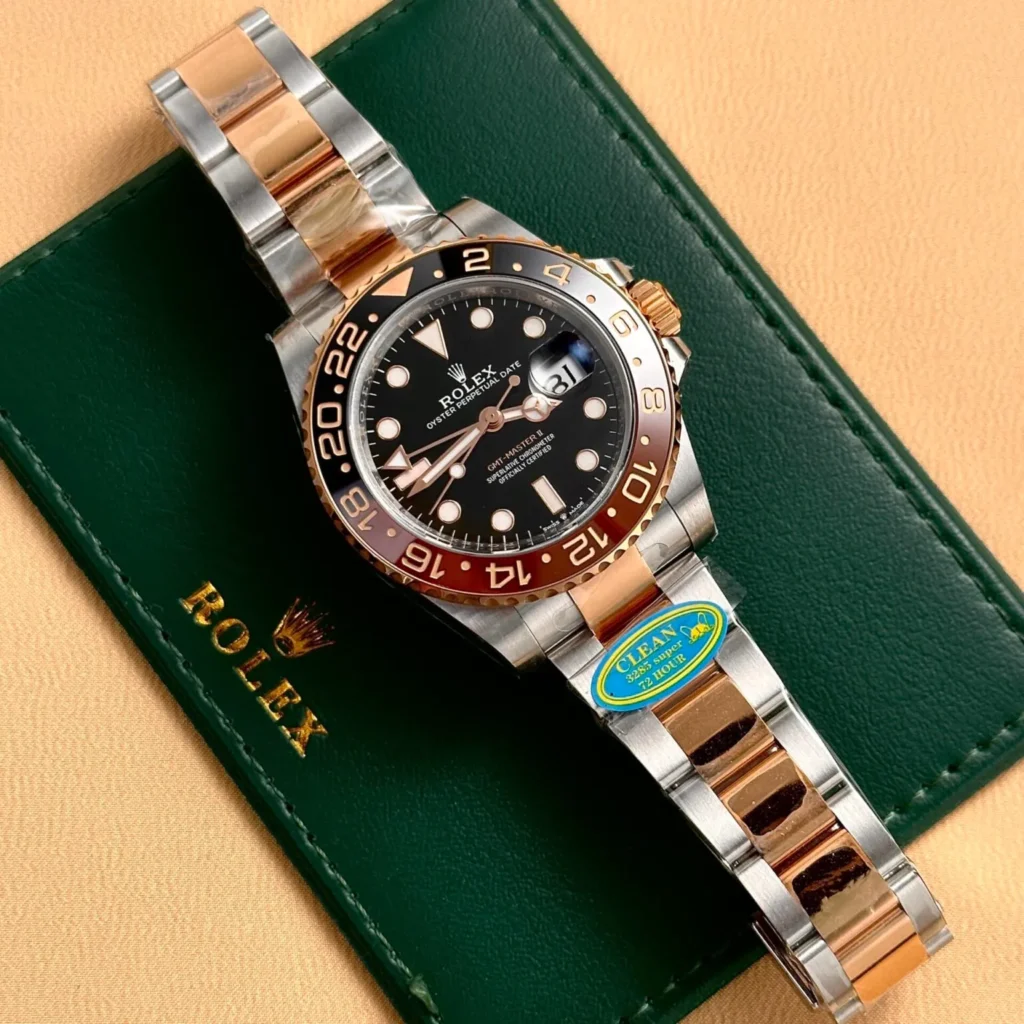 Superclone Rolex GMT-Master II Black Dial 126711CHNR Root Beer Bezel & Crystal