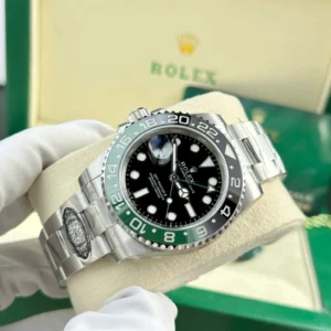 Replica Rolex GMT-Master II Black Dial 126720VTNR “Sprite”