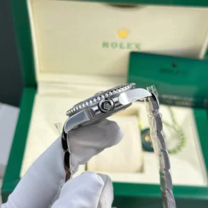 Replica Rolex GMT-Master II Black Dial 126720VTNR “Sprite”