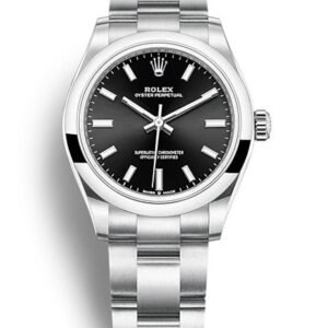 Replica Rolex Oyster Perpetual Lady Black Dial 277200 31 mm