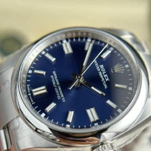Replica Rolex Oyster Perpetual Lady Blue Dial 126000 36 mm