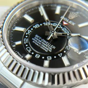 Superclone Rolex Sky-Dweller Bright black Dial 336239