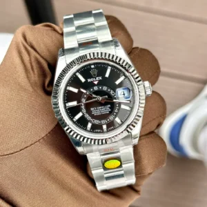 Superclone Rolex Sky-Dweller Bright black Dial 336934 Oyster