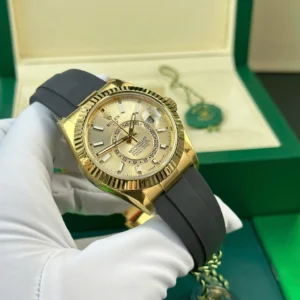 Replica Rolex Sky-Dweller Champagne Dial 326238