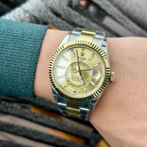 Superclone Rolex Sky-Dweller Champagne Dial 336933