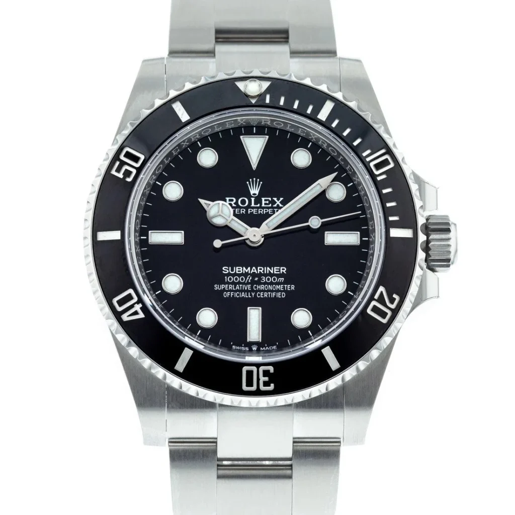 Superclone Rolex Submariner Black Dial 124060 No-Date Bezel & Crystal