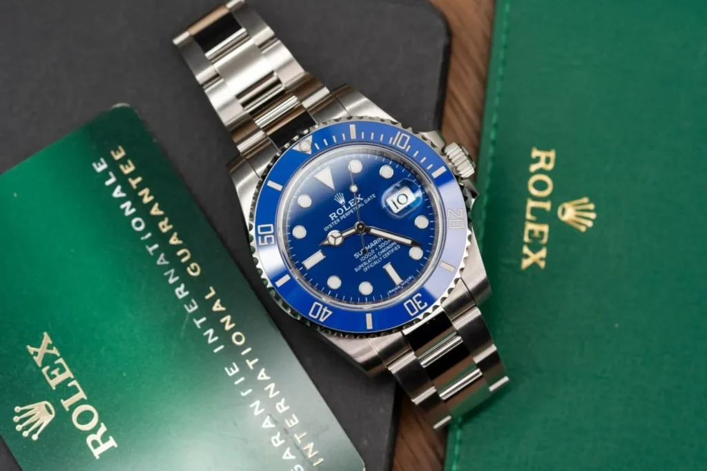Superclone Rolex Submariner Blue Dial 116619LB “Smurf” Bracelet & Clasp