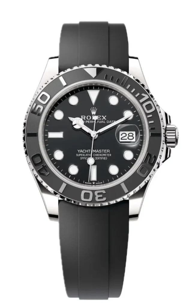 Replica Rolex Yacht-Master Black Dial 226659 Dial Details