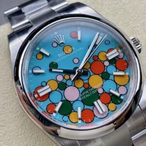Superclone Rolex Oyster Perpetual Turquoise Dial 124300 41 mm