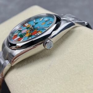 Superclone Rolex Oyster Perpetual Turquoise Dial 124300 41 mm