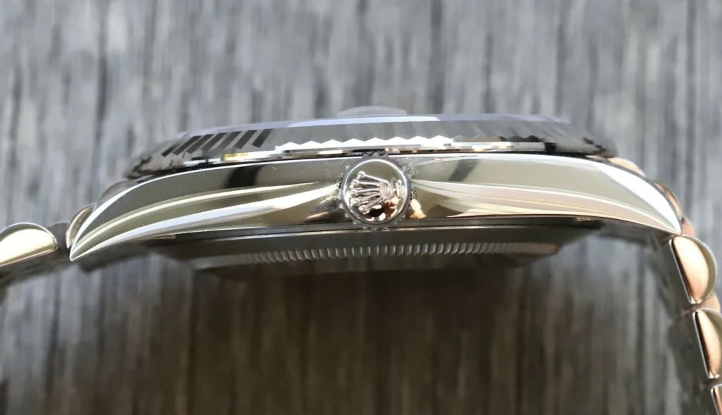 Rolex Datejust Rhodium Dial 126334 “Wimbledon” Flutted/Jubilee 41 mm Additional Detail