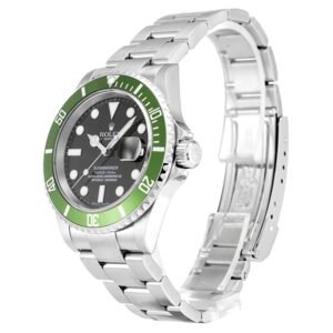Replica Rolex Submariner Black Dial 16610LV “Kermit”