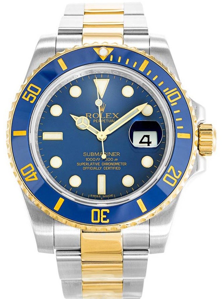 Replica Rolex Submariner Blue Dial 116613LB “Bluesy”