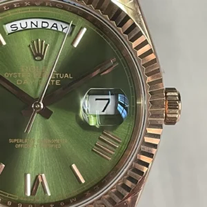 Superclone Rolex Day-Date Olive Dial 128235 36 mm